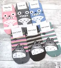 在飛比找Yahoo!奇摩拍賣優惠-【傳說企業社】韓國空運 可愛龍貓造型襪子女襪 豆豆龍 童襪 