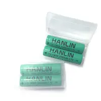 在飛比找PChome24h購物優惠-HANLIN-18650尖頭充電電池4顆 2300MAH 高