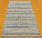 4'X6'ft Handwoven Flatweave Hand Block Print Area Rug Dhurrie Handmade Kilim Rug