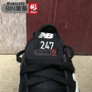 BIN裝備 new balance nb 247 白色 白黑 白底黑字 男女款 情侶鞋 MRL247WG 慢跑鞋 休閒鞋