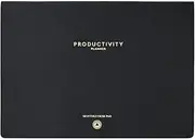 Monthly Desk Pad, 2-Year Productivity Planner, Tear-Out Deskpad for to-Do List, Calendar, Productivity Tools for Time Management and Mindfulness, A4 Size, Black - Intelligent Change