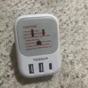 TESSAN Travel Plug Adapter Ts-161-DE-C Type E/F adaptor.