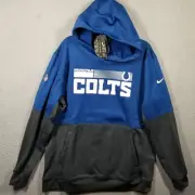 Indianapolis Colts Nike Sideline Impact Lockup Performance Pullover Hoodie XL