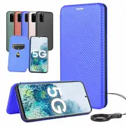 For Samsung S24 S23 Ultra/S22/Note 10/S10e Slim Luxury Flip Card Leather Case