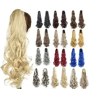 Clip In / On Ponytails Soft / Women / Synthetic Synthetic Hair Hair Piece Hair Extension Body Wave 22 inch Evening Party / Daily Wear / Vacation