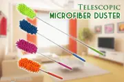 Microfiber Duster Telescopic Cleaner Cloth Metal Soft Home Office Car Caravan AA