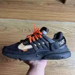 《二手寄賣》OFF-WHITE X NIKE PRESTO 黑 US9 無盒無扣