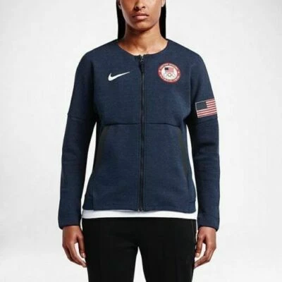 806996-473 New with tag Nike Women Team USA Olympic Tech Fleece Jacket $165