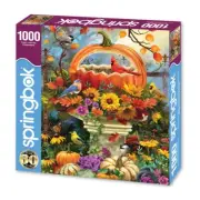 Bountiful Birdfeeder 1000 Piece Jigsaw Puzzle Springbok New