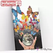 Paint By Numbers Kit Butterfly Abstract Animal Brush Kids Draw Oil Beginner Home