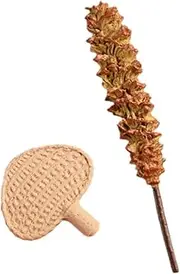 Miniature Dollhouse Cleaning Set,Miniature House Accessories, 1:12 Dollhouse Ornament Gift Mini Feather Duster