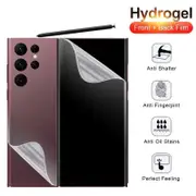 [2in1] Front Hydrogel Screen Protector for Samsung Galaxy S23 FE + Back Hydrogel Screen Protector TPU-S23 FE