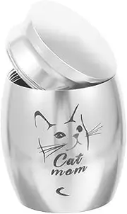 YARNOW Pet Urn for Ashes Cinerary Container for Cats and Dogs Lightweight Memorial Keepsake Urn Durable Alloy for Pet Remembrance