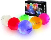 6 Pack Glow Golf Ball for Night Sports Super Bright Golf Balls Glowing in The Dark Golf Ball Long Lasting Light up Golf Ball