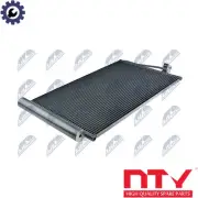 CONDENSER AIR CONDITIONING CCS-BM-012 FOR BMW 7/E65/E66/Sedan M57D30 3.0L 6cyl