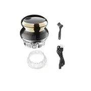unbrand Easy Cut DIY UFO Hair Clipper and Trimmer for Men Even Cut Cord/Cordless Rotary Hair Cut Cutting Kit Sharp Circular Blades gold without box
