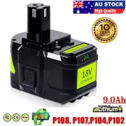 9.0 Ah For RYOBI P108 18V One Plus High Capacity Battery 18 Volt Lithium-Ion DP