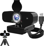 PC Webcam for Laptop, Desktop Computer, USB (2K-QS)