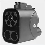 Connector Electric Vehicle Charger Socket EV CCS1 to CCS2 Adapter Supports DC and AC CCS1 Charger to CCS2 Suitable for New Energy Vehicle Fast Charging Adapter for BYD(DC CCS2 to CCS1)