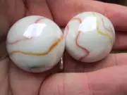 2 BOULDER 1 3/8 INCH 35MM GELATO BY MEGA MARBLES