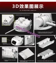 Dragon Models 6701 1/35 US M4A1 75mm Sherman Tank Early Type