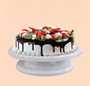 [JB] Turntable Bracket Tool 28cm Cake Decoration Icing Display Rotation