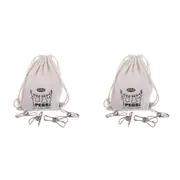 2x 36pc D.Line Stainless Steel Regular Wire Laundry Washing Pegs With Hemp Bag