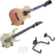 Wall Mount Guitar Hook Holder Horizontal Slatwall Storage for Acoustic Bass Jazz