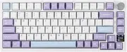 EPOMAKER Ajazz AK820 Pro 75% Gasket-Mounted Mechanical Keyboard with TFT Screen, 3 Modes(Bluetooth 5.1/2.4G Wireless & Type-C Wired), Sound Dampening Foams (White Purple, Ajazz Gift Switch)