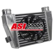 TD42 Top Mount Intercooler&9" Fan Kit For 2003-2007 Nissan Patrol GU 4.2 TDi