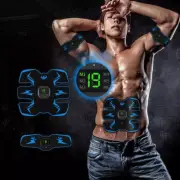 EMS Wireless Abdominal Belt Muscle Trainer Stimulator Toning Smart Home Training