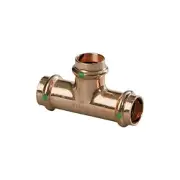 Viega 77467 ProPress Copper Tee, C x C x C, 1-1/2 x 1-1/2 x 1