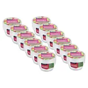 96pc Topchef 300ml Round BPA Free Reusable Food Storage Container Box Clear