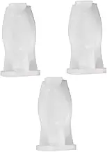 TEHAUX 3 pcs Mosaic Mold Paraffin Wax Candles Casting Moulds Thinker Portrait DIY Plaster Human Candles Crystal Silicone molds Creative Silicone Candle Mold 3D Silica Gel Cake Mold Soap