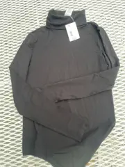 WOLFORD BODY SUIT TURTLENECK BLACK L NEW WITH TAGS