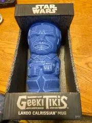 STAR WARS LANDO CERAMIC Tiki MUG. Lando Calrissian Geeki Tikis, Brand New!