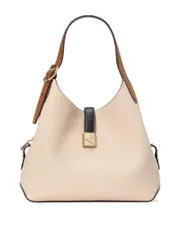 kate spade new york Deco Color Blocked Pebbled Leather Small Crossbody Tote