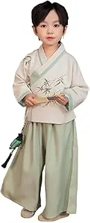 [MEIOOFIC] Children's Hanfu for Boys and Girls, Spring and Autumn Suit, Chinese Style Ancient Learning Clothing, Tang Suit, Ethnic Performance Clothing, Sizes 31.5-59 Inches