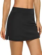 [LouKeith] Tennis Skirts for Women Golf Athletic Activewear Skorts Mini Summer Workout Running Shorts with Pockets