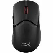 HyperX Pulsefire Saga Pro Gaming Mouse - Bluetooth/Radio Frequency - USB - Optical - 6 Button(s) - Black - Wireless - 2.40 GHz - 26000 dpi -