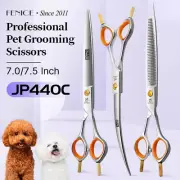 JP440C Dog Grooming Scissors Kit Cut Curved Thinning Shears Equipment for Pet