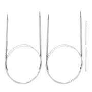 2pcs 39.37" Circular Knitting Needles US 7/4.5mm Needles 5.51" Short