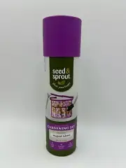 Seed & Sprout Gardening Set August Bloom Apron Hand Rake and Shovel 3 Piece Set