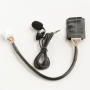 For Toyota RAV4 For Audio CD Bluetooth AUX Adapter Disc Box Harness + Microphone