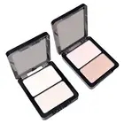 2-Color Matte Waterproof Highlighter Eyeshadow Palette Brightening Contouring