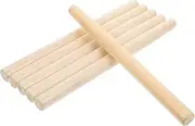 6pcs Durable Wooden Handles for Hoe Axe Shovel Replacement Tool Handles for Garden Farm Use Effort Saving Sturdy Construction Versatile Compatibility