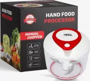 Easy String Pull Food Chopper | Manual Processor for Chopping, Dicing, and Ideal