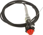 Dorman 55204 Control Cables With 2 In. Black Knob, 10 Ft. Length Universal Fit