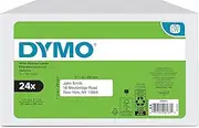 DYMO Authentic LW Mailing Address Labels, DYMO Labels for LabelWriter Label Printers, White, 1-1/8" x 3-1/2", 24 Rolls of 350 (8400 Total)