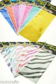 Metallic Foil Tissue Paper Sheet Shiny Gift Wrap Bags Solid African Safari Zebra